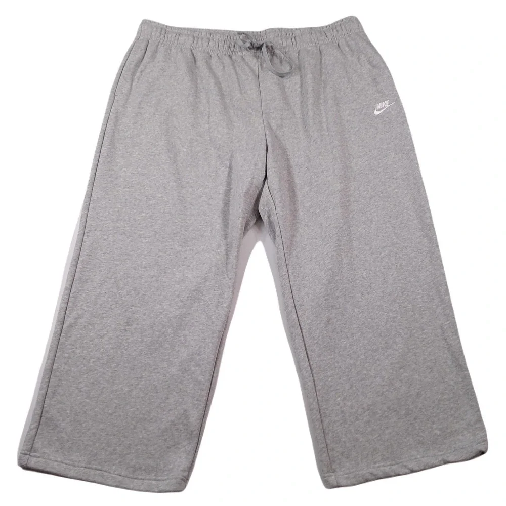 Nike Club Fleece Sweatpants Womens 3X Plus Size Sportswear Mid-Rise Wide-Leg NEW